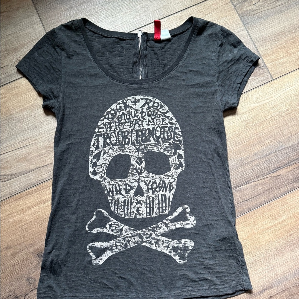 Divided Black Graphic Tee